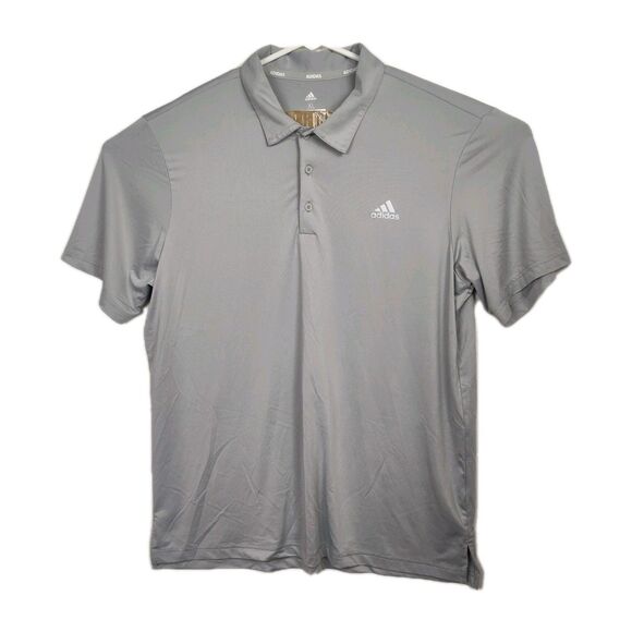 adidas Other - Adidas Golf Polo Shirt Men's XL Light Gray Short Sleeves Lightweight